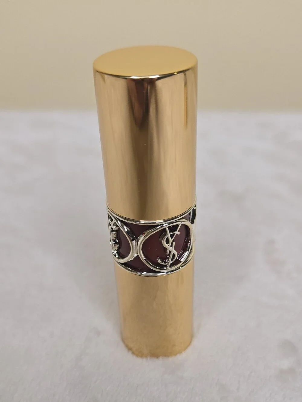 BURNT ZELLIGE 122 Yves Saint Laurent YSL Rouge Volupté Shine Oil-In-stick